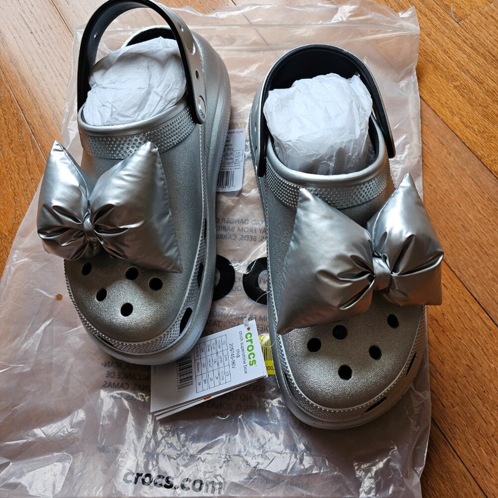 CROCS CRUSH SUPERSHINE BOW CLOGS - Picture 5 of 5
